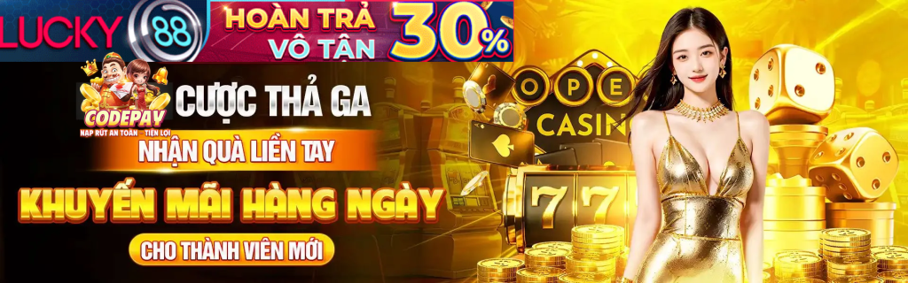 Biểu ngữ cnc7mcnmacao - Lucky 88